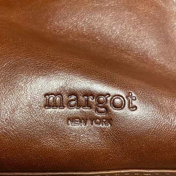 Margot New York Brown Leather Crossbody Bag - Picture 2 of 6